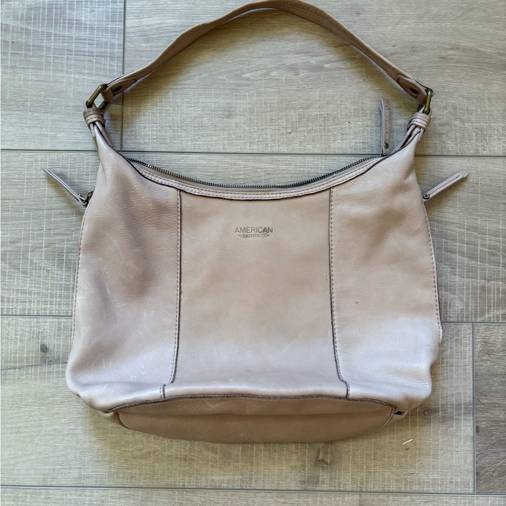 American Leather Company Tan Hobo Shoulder Bag